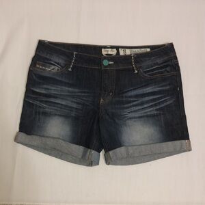 Indigo Rein Forever Denim Cuffed Shorts Size 13